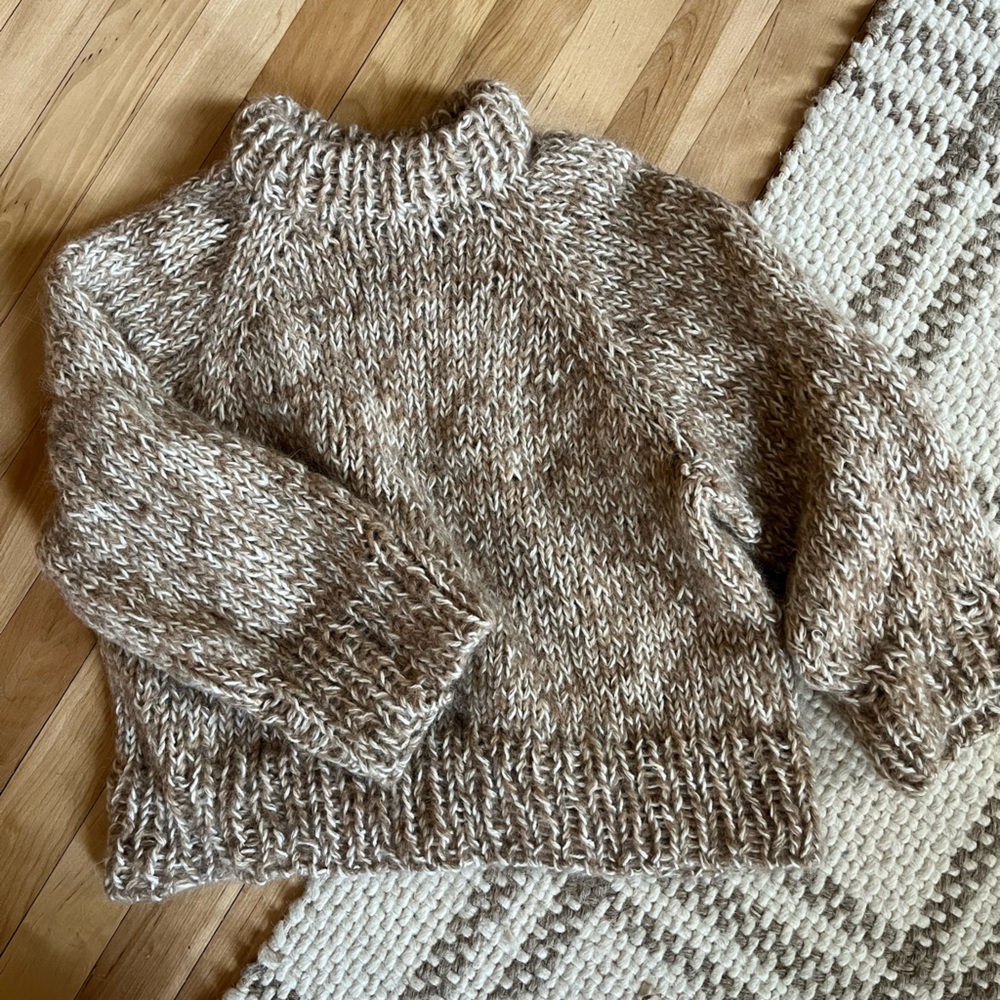 Hand knit Wool Sweater